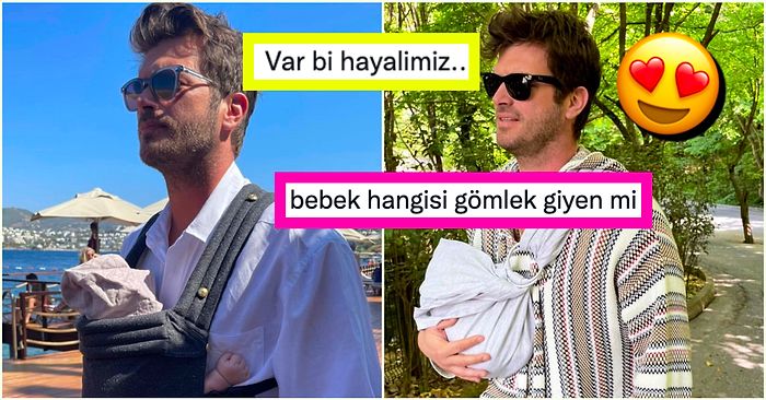 Yeni Baba Olan Kıvanç Tatlıtuğ ile Oğulları Kurt Efe'yi Paylaşan Başak Dizer Gözlerimizden Kalpler Çıkarttı!