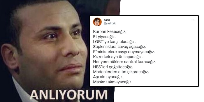 Genç Bir Kullanıcının Paylaştığı Liste Tepki Çekti: LGBT ve Aşı ile Savaş Ama Nükleer ve Maden Artacak!