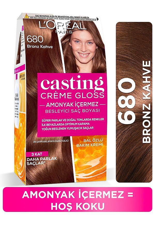 6. L'Oréal Paris Casting Crème Gloss Saç Boyası - 680 Bronz Kahve