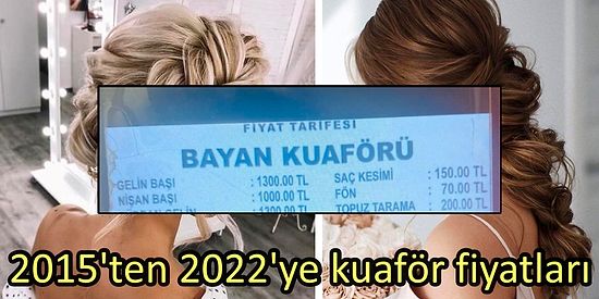 Kuaförlerdeki Fiyat Değişimlerini Görünce Saçınızı Başınızı Masraf Olmasın Diye Yolamayacaksınız!