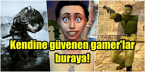 Oyun Bilginizi Ölçtüğümüz Bu Testten Sadece Gerçek Gamer'lar Full Çekebilecek!