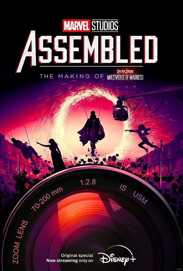 13. Marvel Studios' Assembled: The Making of Doctor Strange in the Multiverse of Madness'tan yeni bir afiş yayımlandı.