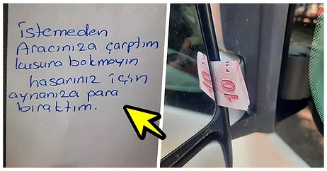 Vurduğu Aracın Hasarı İçin Cama 10 Lira Sıkıştıran Sürücüye Gelen Birbirinden Komik Yorumlar