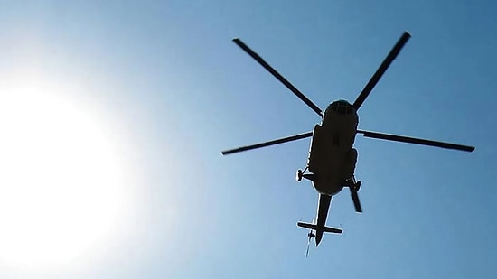 Yangın Söndürme Helikopteri Düştü