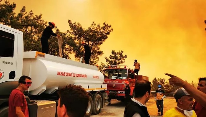 Datça Alevlere Teslim! Yangına Müdahale Sürüyor