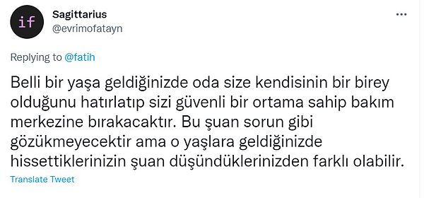 Yaşlanınca baksın diye çocuk yapınca böyle hesaplar yapılıyor demek ki.