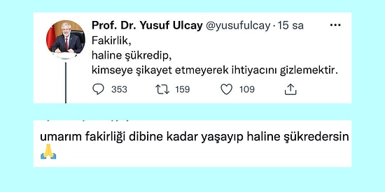 Eski Uludağ Üniversitesi Rektörünün Yaptığı Fakirlik Paylaşımına Tepkiler Çığ Gibi Yağdı