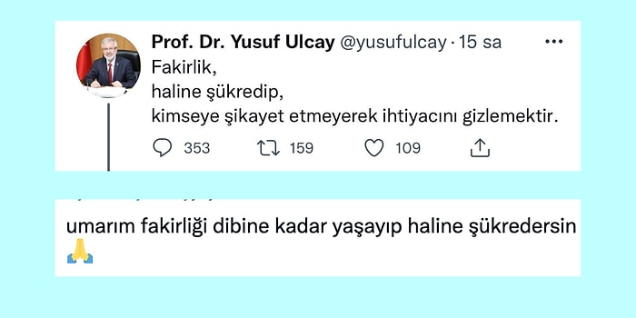 Eski Uludağ Üniversitesi Rektörünün Yaptığı Fakirlik Paylaşımına Tepkiler Çığ Gibi Yağdı