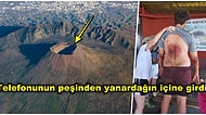 Fotoğraf Çekeyim Derken Canından Oluyordu: Telefonunu Kurtarmak İçin Vezüv Yanardağı'nın İçine Düşen Turist