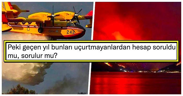 Cüneyt Özdemir, Geçtiğimiz Yıl Yangın Söndürmeye Katılmayan Bakımsız THK Uçaklarının Sorumlularına İsyan Etti