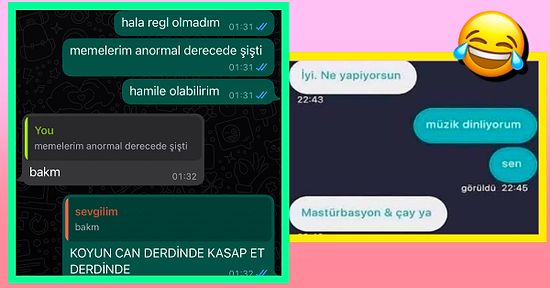 Cinsel İçerikli Mesajlaşmalarını Bizlerle Paylaşırken Sexting'de Seviye Atlayıp Kahkaha Attıran 17 Kişi