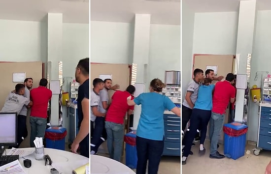 Sağlıkta Şiddet Bitmiyor: Bıçaklı Saldırganı Kapıya Dayanarak Engellediler