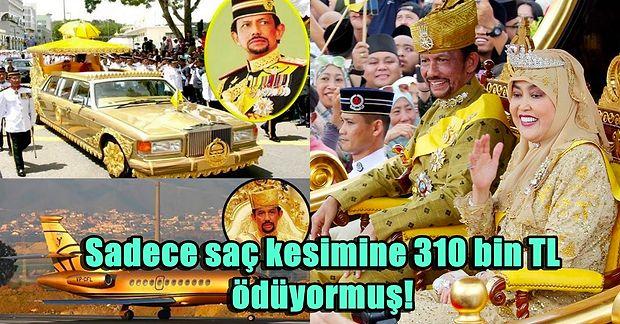 Altın Kaplama Jetten Son Model Arabalara: Brunei Sultanı'nın Lüks Yaşam Tarzı Fakirliğinizi Yüzünüze Çarpacak!