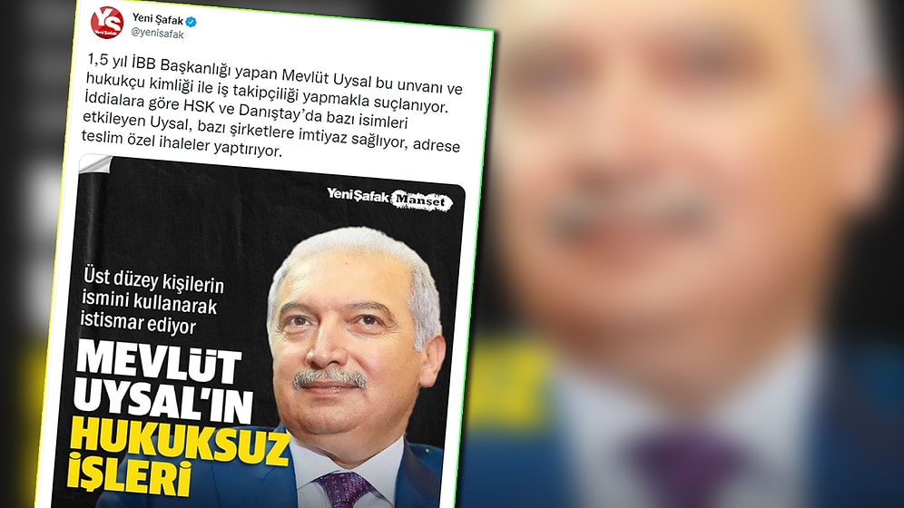 Yeni Şafak, AKP’li Eski İBB Başkanını Yolsuzlukla Suçladı!