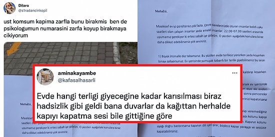 Hangisi Haklı? Komşusunun Kapısına Bıraktığı Uyarı Yazısını Paylaşan Kullanıcı Twitter'ı İkiye Böldü!