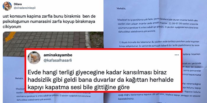 Hangisi Haklı? Komşusunun Kapısına Bıraktığı Uyarı Yazısını Paylaşan Kullanıcı Twitter'ı İkiye Böldü!