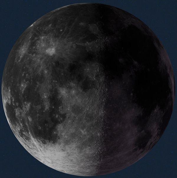 Bugün Ay hangi evresinde? Uydumuzun yarısı kararmaz üzere, Son dördüne 1 gün var.