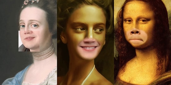 Ünlü Ressamların Tarihi Tablolarına Yüzünün Bir Kısmını Ekleyerek Yeni Bir Hava Katan Sosyal Medya Fenomeni