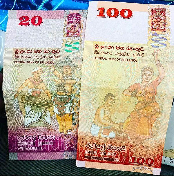3. Sri Lanka'nın kağıt paraları rengarenktir.