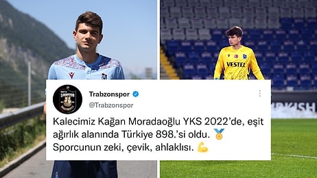 Trabzonspor'un Genç Kalecisi Kağan Moradaoğlu'nun YKS 2022’de İlk 1000'e Girmesine Tebrik Yağdı