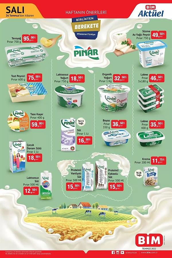 Pınar ürünleri;