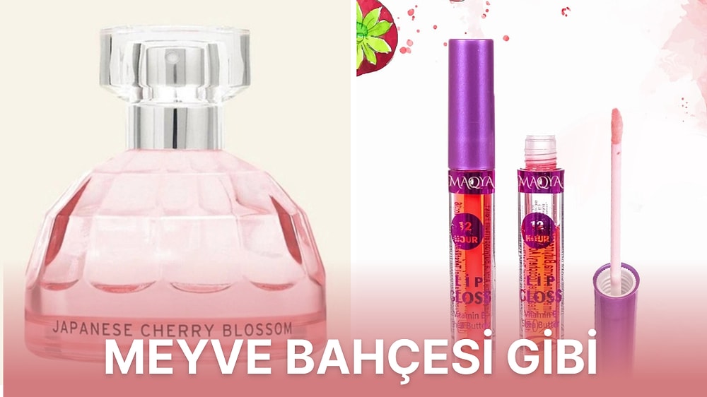 Kokusunu Alınca İştahınızı Açacak Meyve Özlü Çeşitli Kozmetik Ürünler