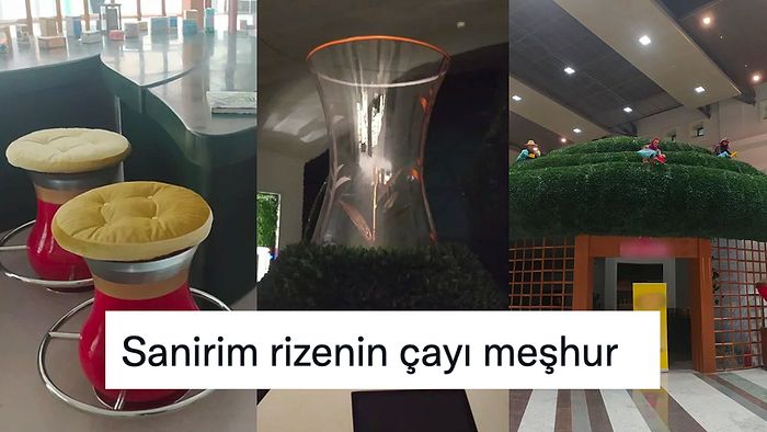 Bu Gözler Daha Neler Görecek? Çay Konseptiyle Dikkat Çeken Rize-Artvin Havalimanı'ndaki Mimari Şaheserler