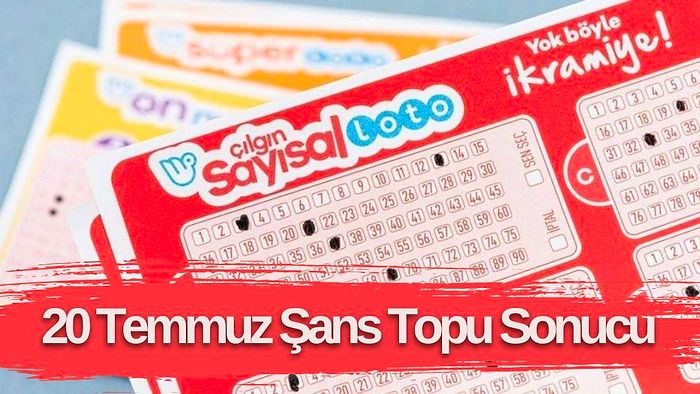 20 Temmuz Sayısal Loto Sonuçları Açıklandı: 20 Temmuz Sayısal Loto Kazandıran Numaralar