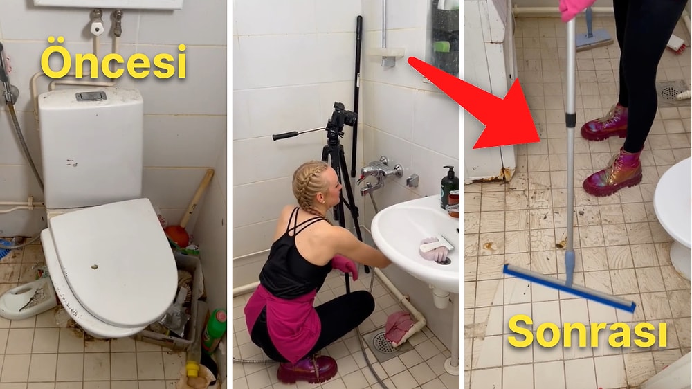 Adeta Çöplük Olan Evin Temizlenme Görüntüleri Sizi Önce Gerip Sonra Rahatlatacak!