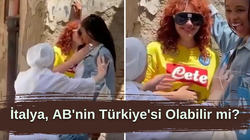 İtalya'da Sokak Ortasında Öpüşen Kadınlara Müdahale Eden Rahibenin O Anları Gündem Oldu