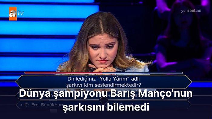 Fenerbahçeli Milli Boksör Büşra Işıldar 'Kim Milyoner Olmak İster' Yarışmasında Barış Manço Şarkısını Bilemedi