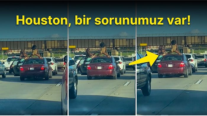 Yoğun Trafikte Bunalan Kadınlar Arabanın Üzerine Çıkarak Twerk Yaptılar