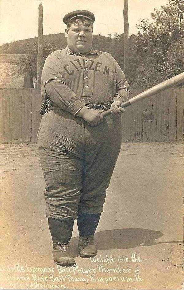 14. Dünyanın en kilolu (204 kg) beyzbol oyuncusu: