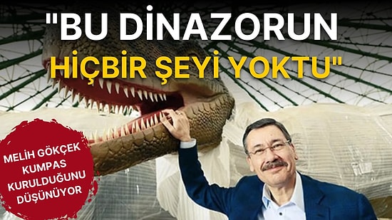 Melih Gökçek, Ankapark'taki Dinozora Kumpas Kurulduğunu İddia Etti!