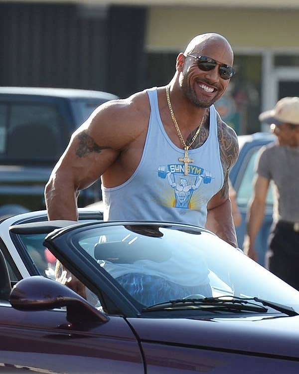 36. Дуэйн Джонсон в 40 лет: