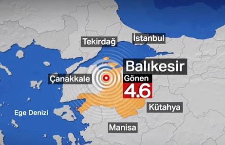 Balıkesir'de Deprem! İstanbul'da da Hissedildi!