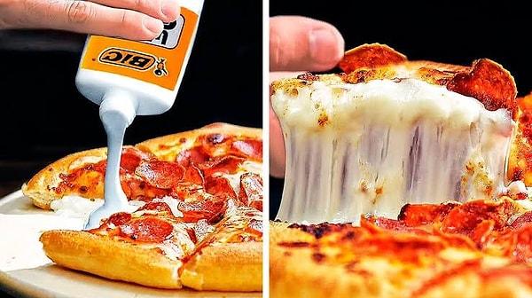 Pizzadaki peynirler, peynir değilmiş!