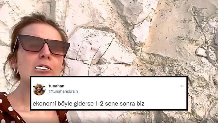 Kayadan Kopardığı Kireç Taşlarını Afiyetle Yiyen Kadına Yapılan Efsane Yorumlar