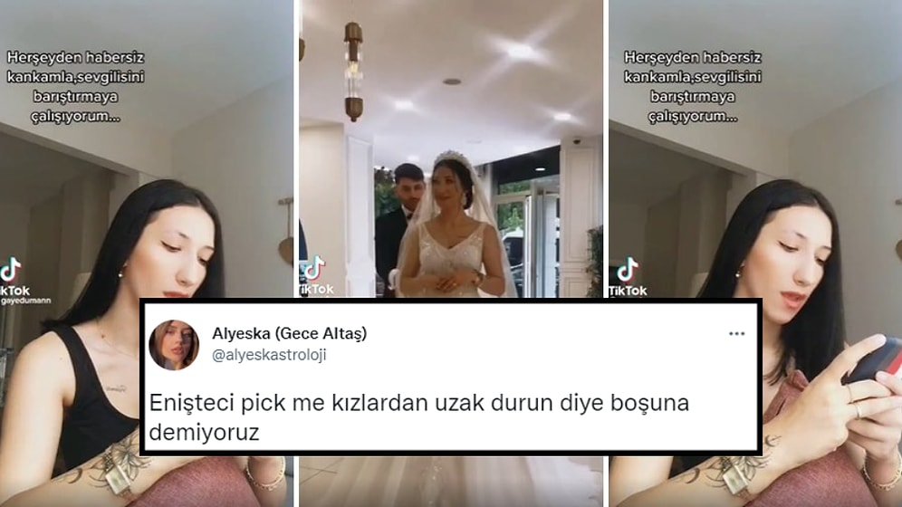 Barıştırmaya Çalışırken Yakınlaştığı Kankasının Eski Sevgilisi ile Evlenen Kadının Tepki Çeken Videosu