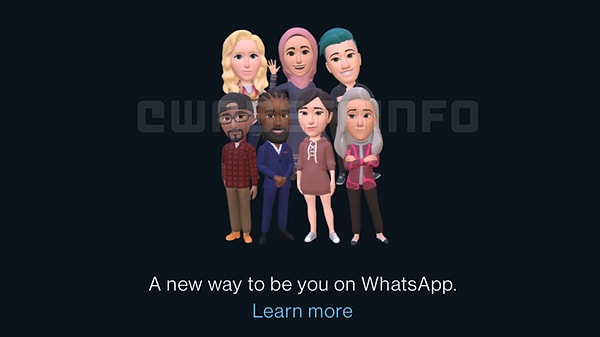 WhatsApp'a Instagram ve Facebook'taki üç boyutlu avatar özelliği geliyor.