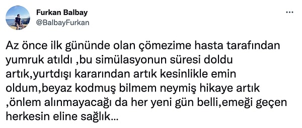 Yarın görüşmek üzere.