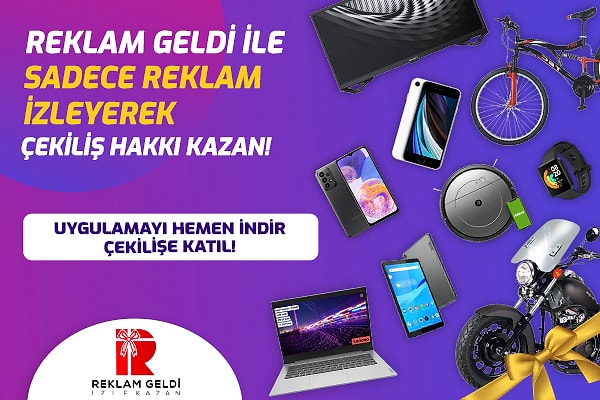 Çekilişlere katılamadan duramayanların birbirinden güzel hediyelerle buluştuğu platform, ReklamGeldi!