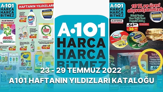 23 - 29 Temmuz 2022 A101 Haftanın Yıldızları Kataloğu