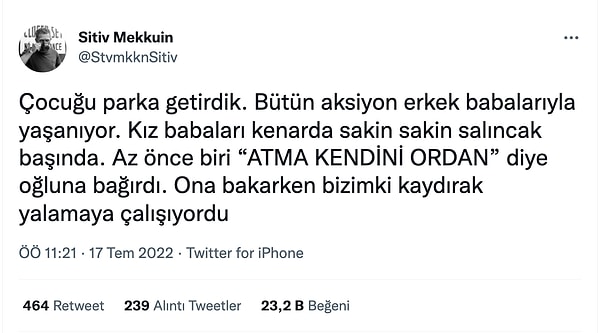 15. Erkek çocuk terörü yine iş başında...