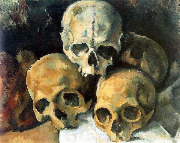 1. Paul Cézanne- Kafatası Piramidi (1901)