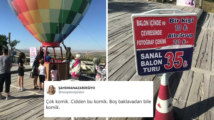 Turistlere Gerçeği Vatandaşa Sanal Tur! Kapadokya'daki Balon Fiyatlarına İnsanlar Sessiz Kalamadı