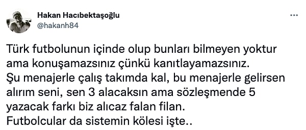 Bu söylentiler herkes tarafından bilinir fakat kimse söylemez.