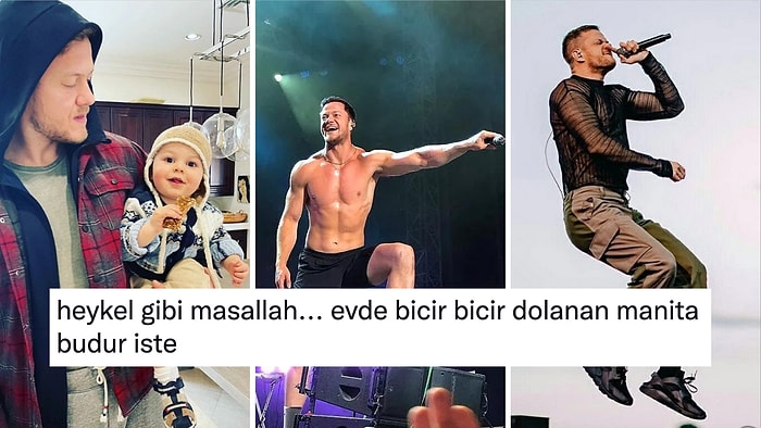 Üstsüz Konser Videolarıyla İçimizi Bi' Hoş Eden Imagine Dragons Grubunun Başarılı Vokalisti Dan Reynolds