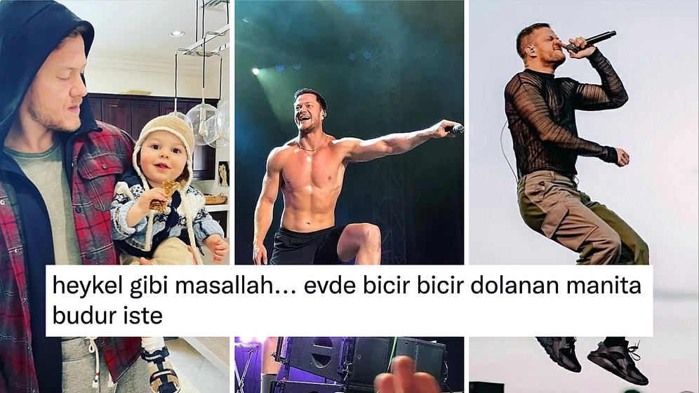 Üstsüz Konser Videolarıyla İçimizi Bi' Hoş Eden Imagine Dragons Grubunun Başarılı Vokalisti Dan Reynolds