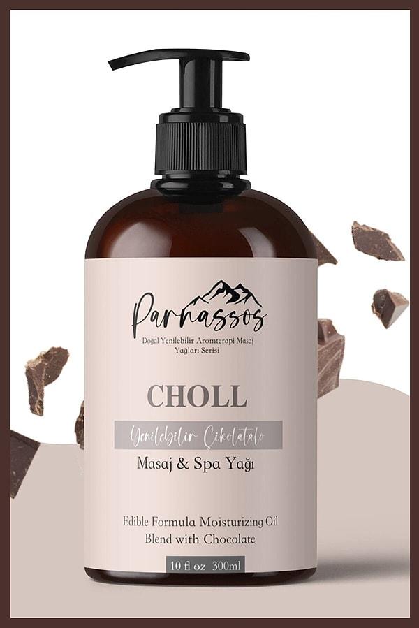 3. Parnassos çikolata aromalı ve yasemin özlü duyusal ve afrodizyak aromaterapi masaj yağı seti